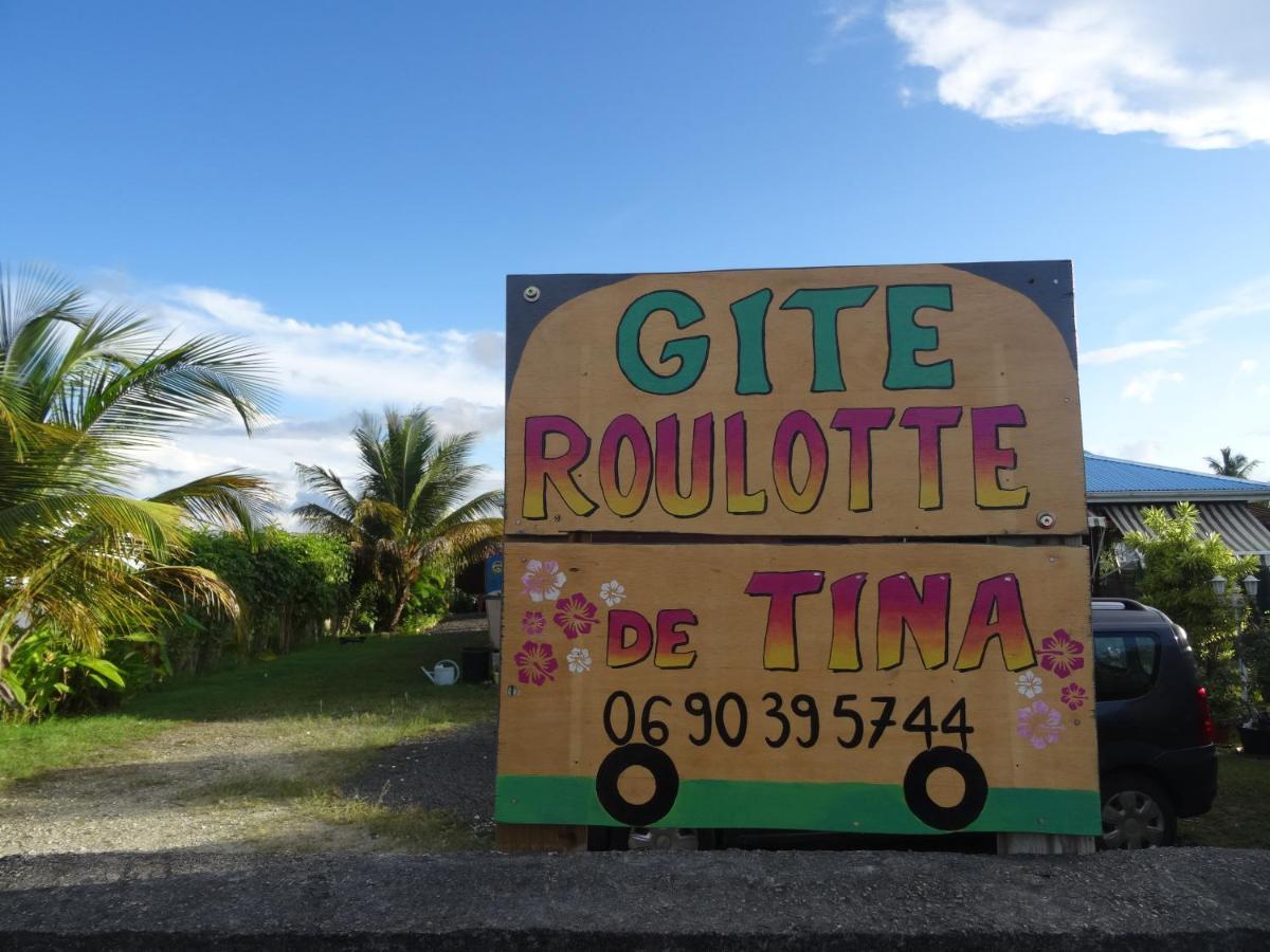La Roulotte De Tina Villa Le Moule Exterior foto